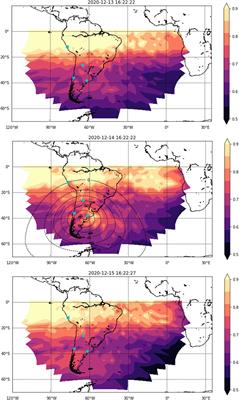 Ionospheric response modeling under eclipse conditions: Evaluation of 14 December 2020, total solar eclipse prediction over the South American sector